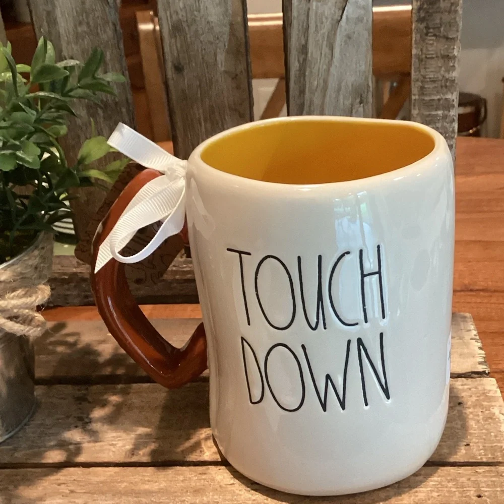 Rae Dunn x Peanuts Football Mug
